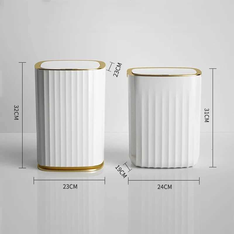 12L/15L Wastebasket Smart Home Automatic Sensor Trash Can Dustbin Waterproof Bin For Bathroom Living Room Kitchen Accessories C251120