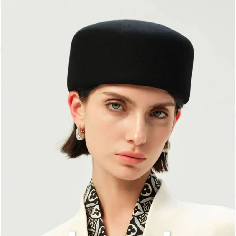 French Wool Beret Hat For Women Winter Hats Classical Warm Cap Ladies Beanie Pillbox Dress Chapeu Sombrero Hombre 251120