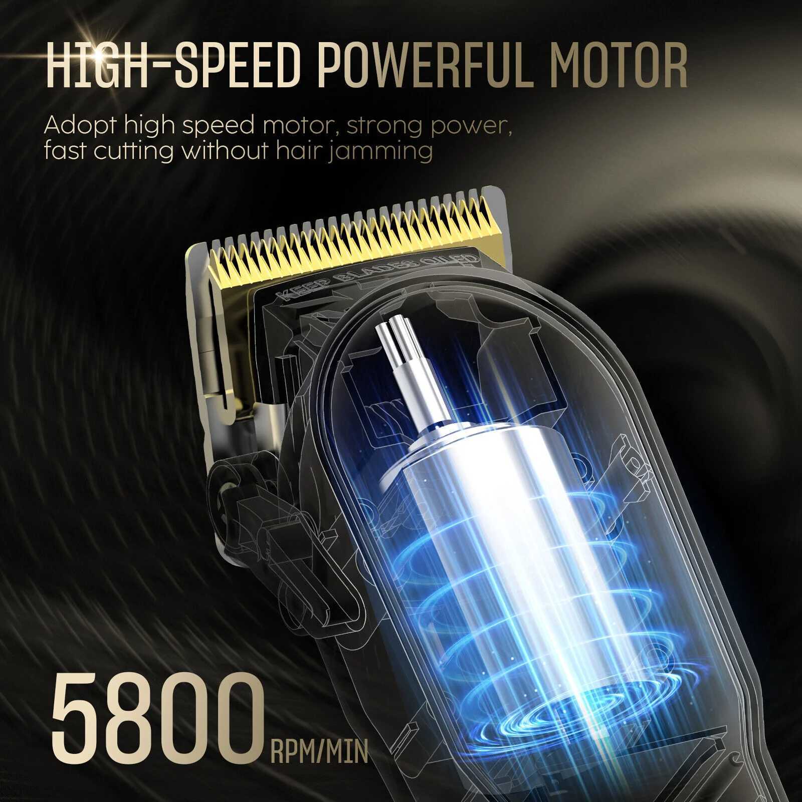 Sejoy Mens Hair Trimmer Multifunction Hair clippers for Body Head Hair Electric Beard Trimmer Shaver Rechargeable Grooming KitT251120