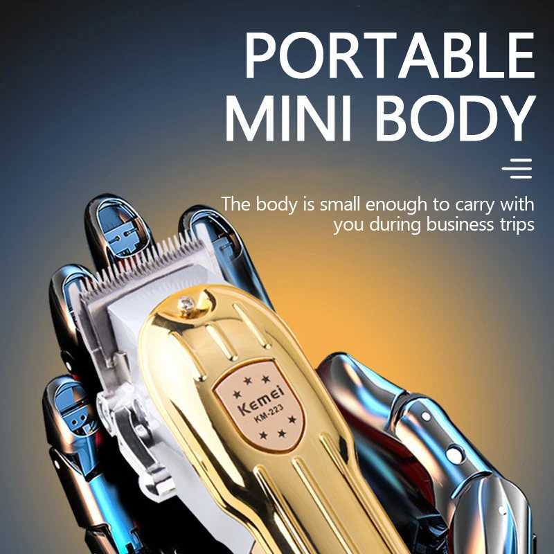KEMEI Hair Clippers for Professional Barber for Hair Cutting Cordless Corded Rechargeable Beard Trimmer for Men KM-223T251120