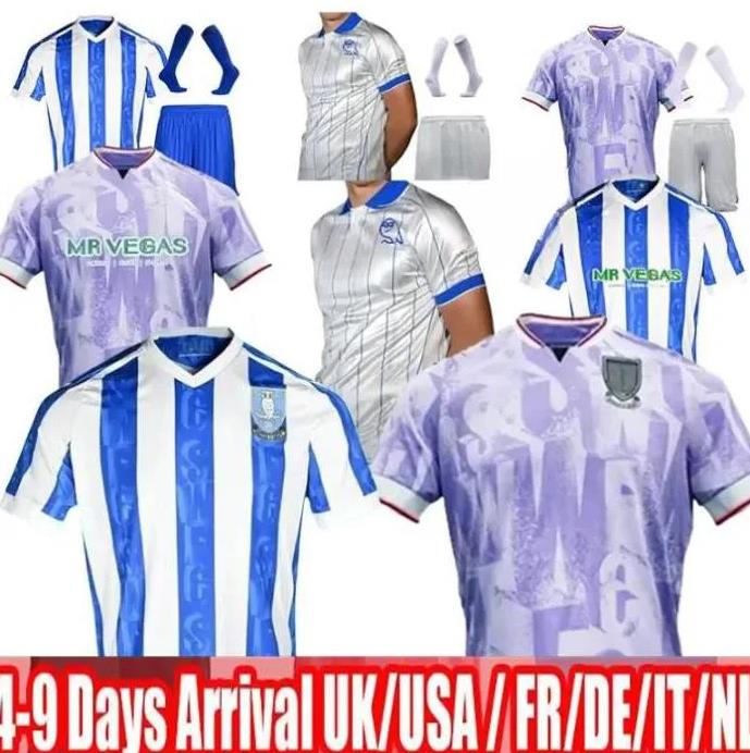 25 26 Sheffield Wednesday Soccer Jerseys 2025 2026 Will Vaulks Callum Paterson Michael Smith Tyreeq Bakinson Mallik Wilks Kids Kit Football Shirts Jersey Smith Lowe