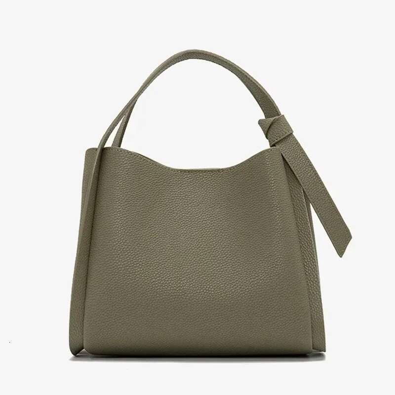 Genuine Leather Women's Handbag Shoulder Fashion Bucket Cowhide Crossbody Designer Bag For Women
