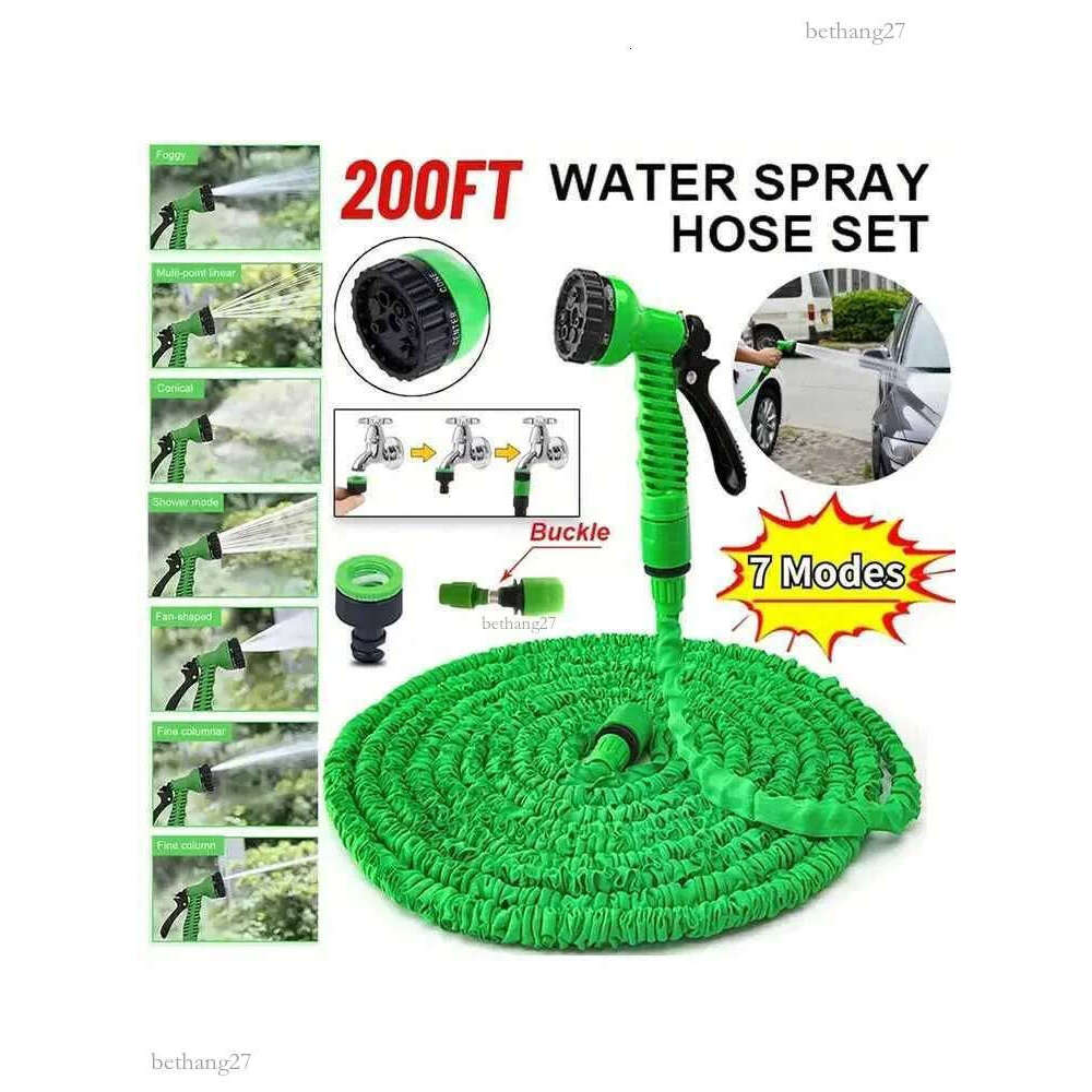 High pressure hose expansion hose high-pressure irrigation hose garden hose spray gun car water gun T250214