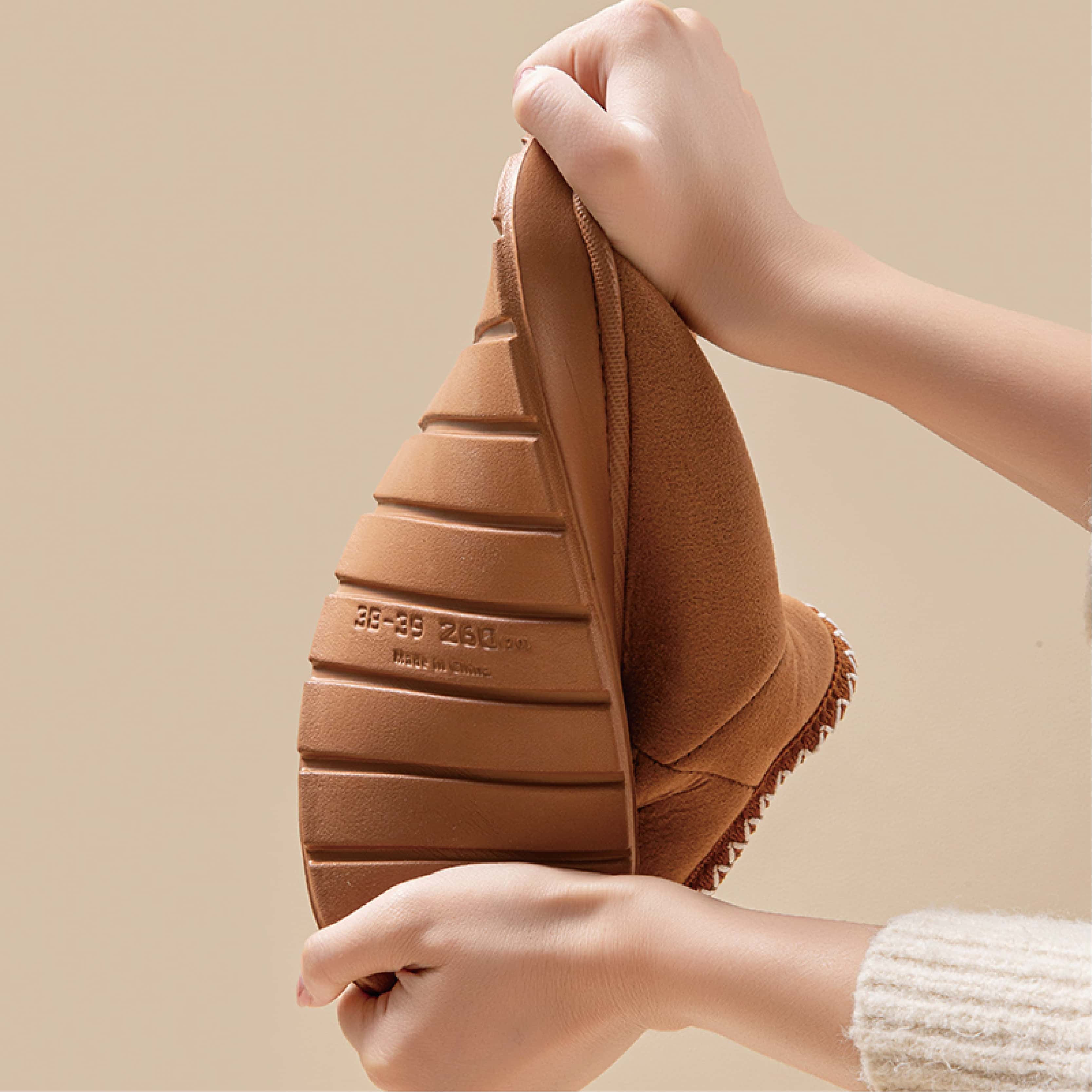 warm insulated suede snow boots for ladies durable nonslip footwear with cushioned insoles