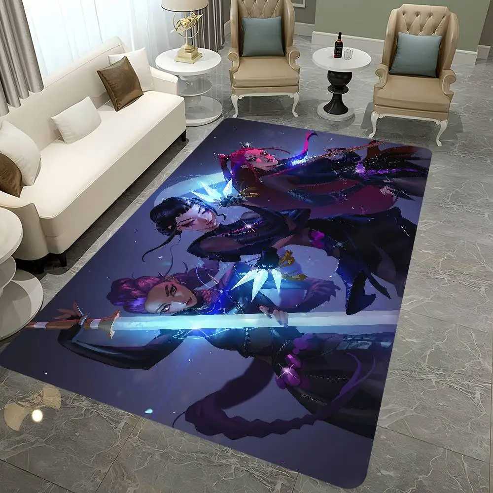 Kpop Demon Anmie H-Hunters Room Mats Cheaper Anti-slip luxury Modern Living Room Balcony Printed Modern Home DecorM251120