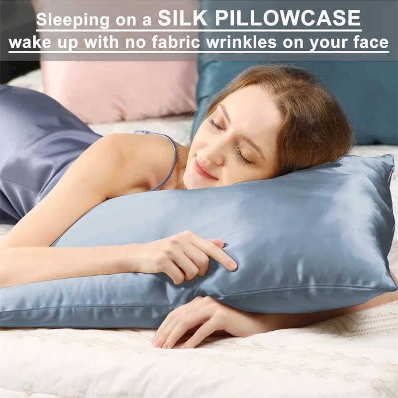 Pillow Case Natural Mulberry Silk case Bedding Home Decoration Luxury Double Sides Pure Silk Case 23 Momme 100 Silk 2pcs Cover C251120