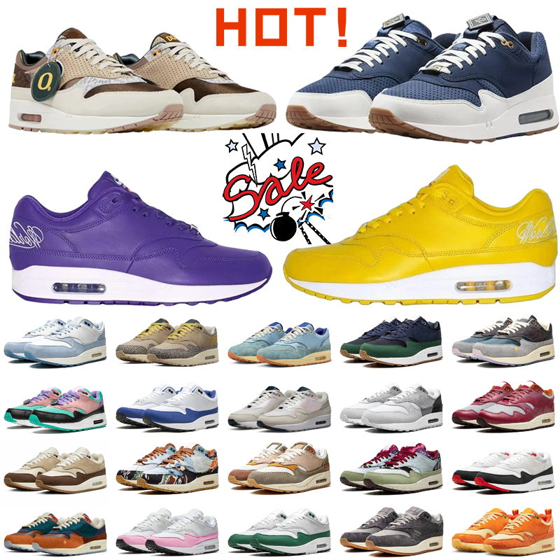 1 87 Patta Men Running Shoes Women Shoes Patta Black White Sport Red Noise Aqua Waves Maroon Anniversary Green Men Trainers Sport Sneakers Outdoor 36-46