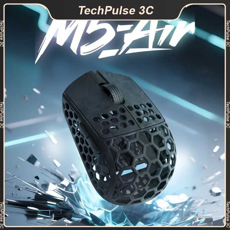 Darmoshark M5Air Forged Carbon Fiber Gaming Mouse Wireless 8K Macro Mouse 30KDPI Finger Grip Small Hand Mice 30g Lightweight L251120