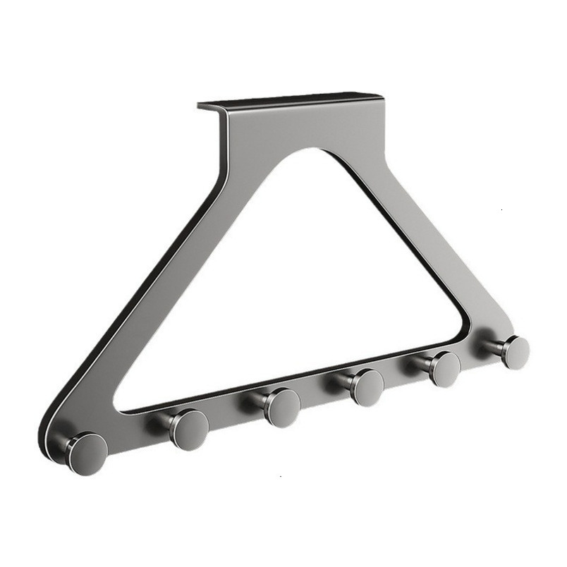 Over-the-Door Hook No-Drill Bedroom Back Storage Rack Magic Door Clothes Hanger