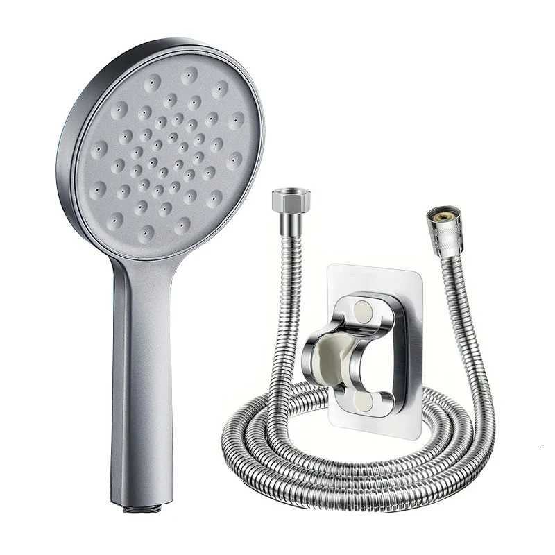 Pressurized Large Panel Large Water Outlet Handheld Shower Fine Hole Booster Home Bathroom Shower Head SetM251120