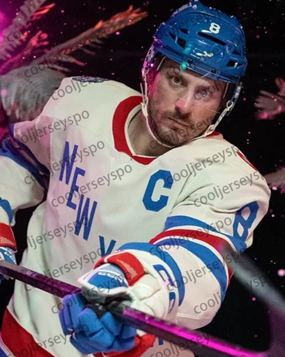 8 J.T. Miller Matt Rempe 2026 Winter Classic Jerseys Chris Kreider Artemi Panarin Mika Zibanejads Igor Shesterkin