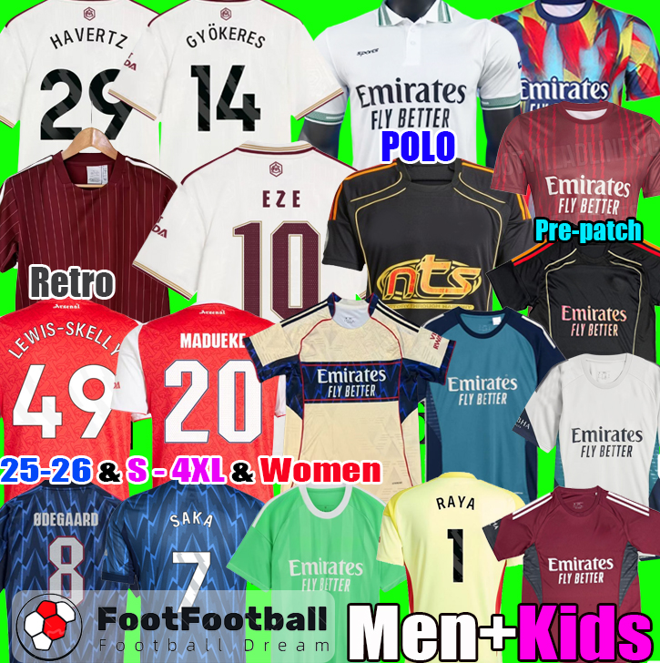 2025 EZE GYOKERES ZUBIMENDI NORGAARD MADUEKE LEWIS SKELLY RICE SAKA football shirt soccer jerseys arsenaalfootball kits 24 25 26 SALIBA G.JESUS ODEGAARD Men Kid tops