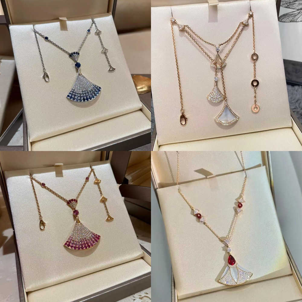 Designer pendant Artisan Divas Dream ladies 18k gold inlaid skirt Valentines Day necklace with luxury