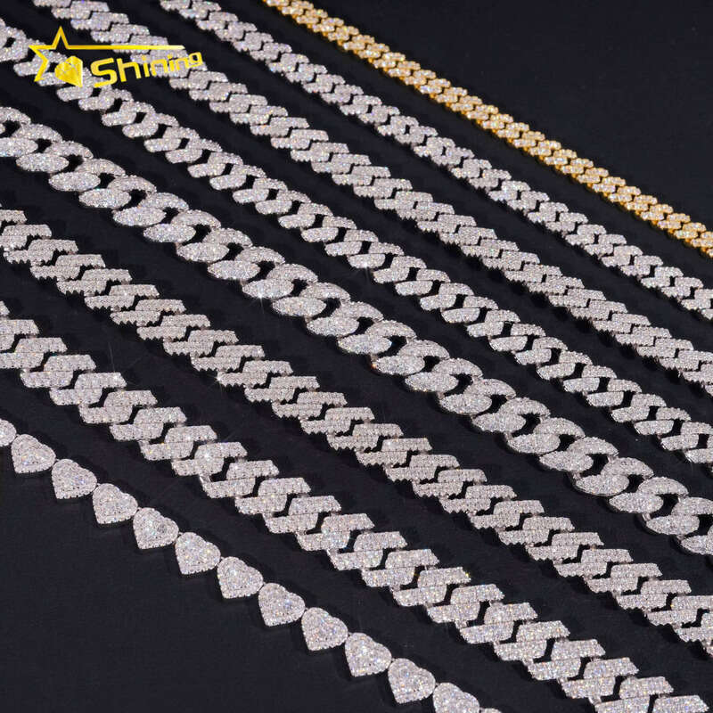 RTS 6mm 8mm 10mm 12mm 13mm Sier Silicon Stone Dia Tester Cuban Chain Fine Jewelry
