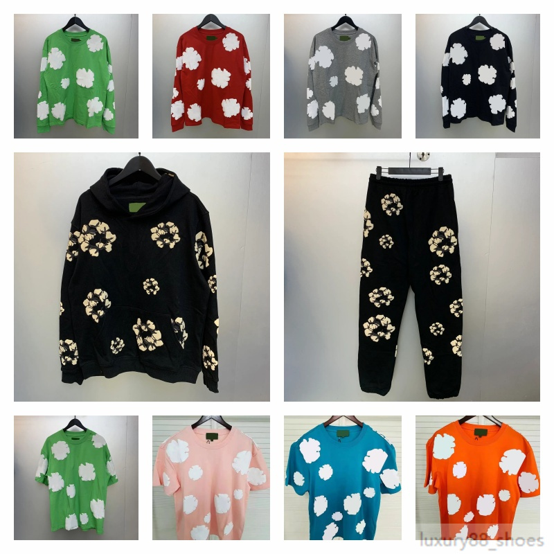 luxury kids hoodie Hoodie Designer Cotton Hoodie Pants Kapok High Quality Casual Loose Fit Tracksuit Vintage tearliness Outdoor denim hoodie