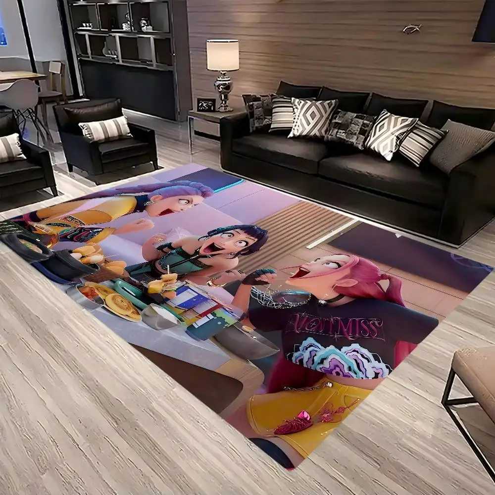 KPop Demon Hunters luxury Door Mat Nordic Style Bedroom Living Room Doormat Home Balcony Anti-Slip AlfombraM251120