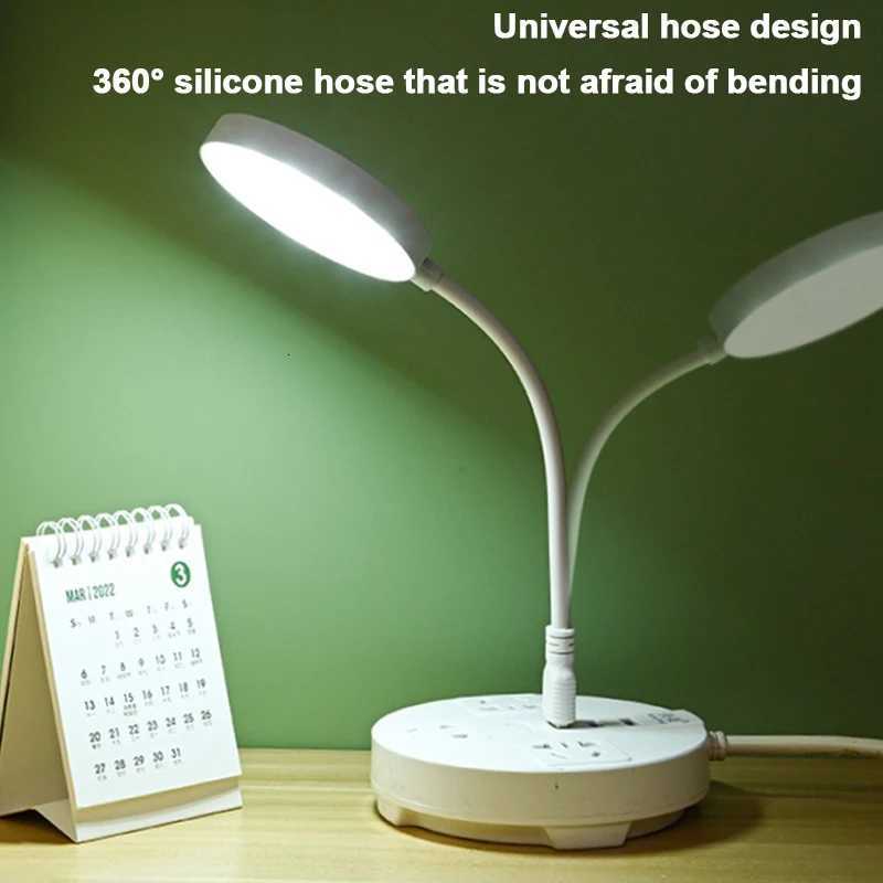 USB Reading Night Lights LEDs Super Bright Book Light 5V Flexible Table Lamp Touch Switch Dimming For Laptop Notebook PC Compute M251120