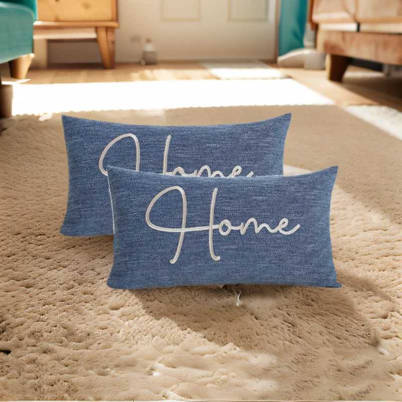 Pillow Case 2 Pieces Set Embroidered Decorative cases European Shams Cushion Covers Home Decor Soft Fabric case C251120