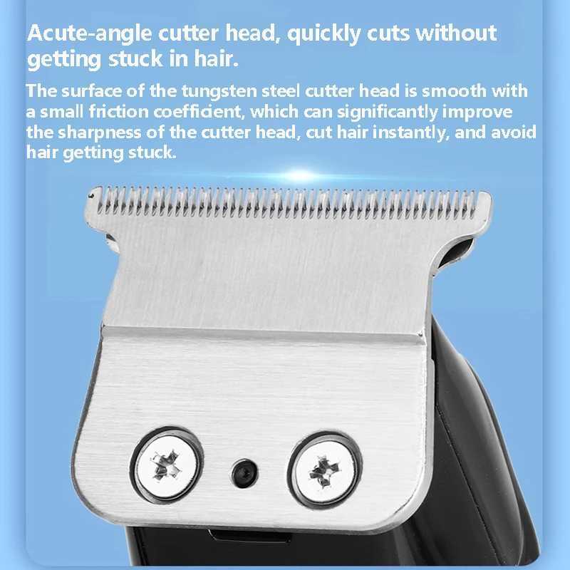 Electric Hair Clipper Professional Cordless Usb Rechargeable Hair Clippers With Light electric hair clipperT251120