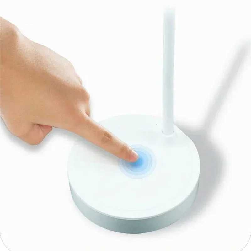 Table Lamp USB Plug Rechargeable Desk Lamp Bed Reading Book Night Light LED 3 Modes Dimming Eye Protection Light Bedside Lamp M251120