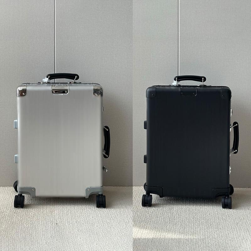 RMW Designer Suitcase 20-inch Carry-On Suitcase mute wheel travel Luggage Checked Suitcase high quality fashion Aluminum-Magnesium Alloy Suitcase