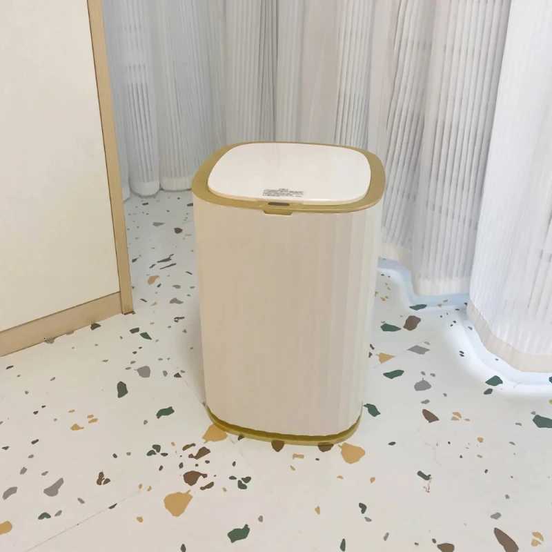 12L/15L Wastebasket Smart Home Automatic Sensor Trash Can Dustbin Waterproof Bin For Bathroom Living Room Kitchen Accessories C251120