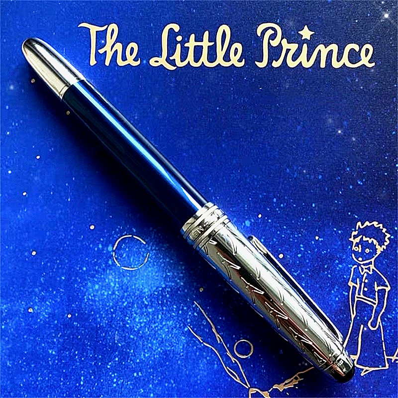 Special Edition Monte Prince Blue Resin And Metal Rollerball Pen Ballpoint Pen High Quality Office School Writing Fountain Pens With Serial Number