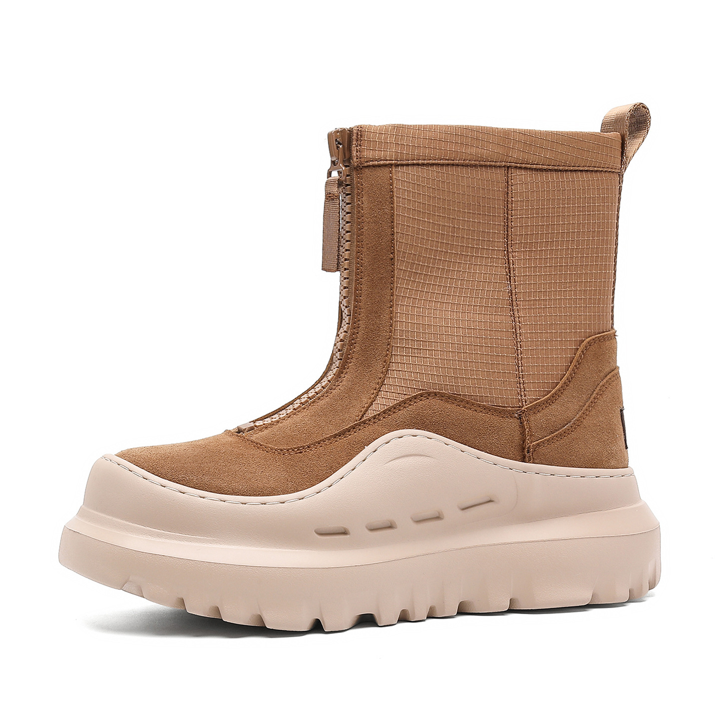 Unisex Fashion High Top Snow Boots 2025 Winter New Design Women Men Height Increasing Plush Lined Outdoor Cold Weather Cotton Boots Size 36-44