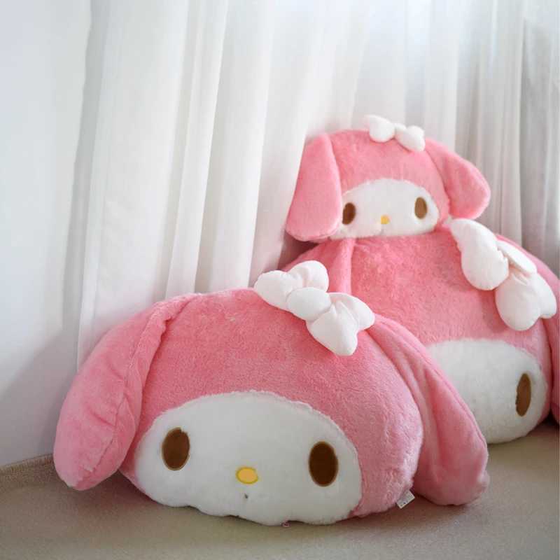 Soft My Melody Plush Toy Big Size Hug Pillow Comfortable Back Cushion Lovely Japanese Style Plushies Sofa Decorative Pillow G251120