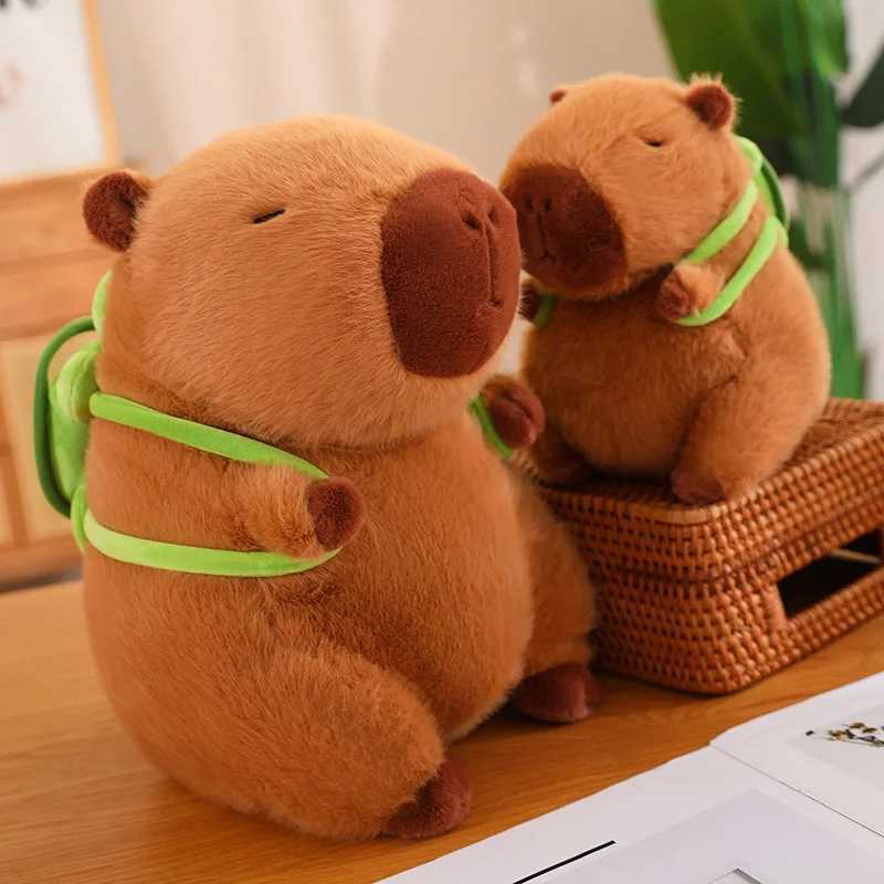 23cm Capybara Plush Simulation Capibara Anime Fluffty Toy Cute Doll Stuffed Animals Soft Doll Plush Christmas Thanksgiving Gift G251120