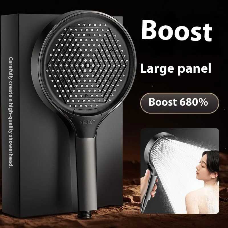 Pressurized shower head super strong pressurization with large water output 15cm large panel bathing filtered shower headM251120