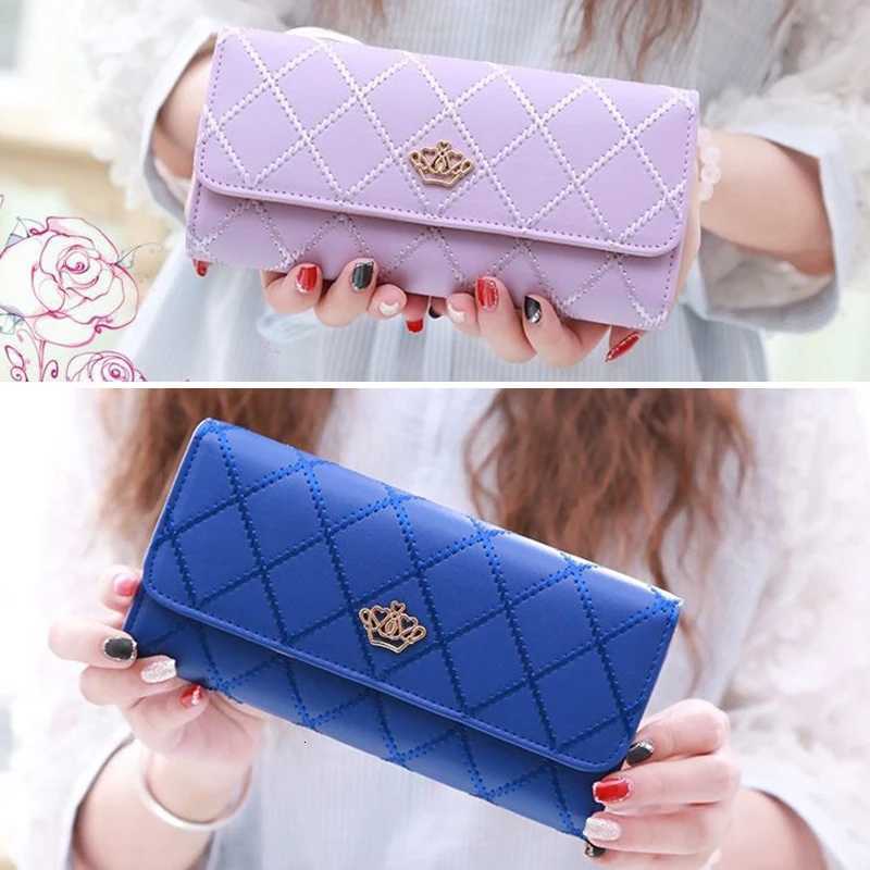New Womens Wallet Fashion PU Leather Large Capacity Long Wallets Credit Card Holder Phone Coin Storage Girls HandbagW251120