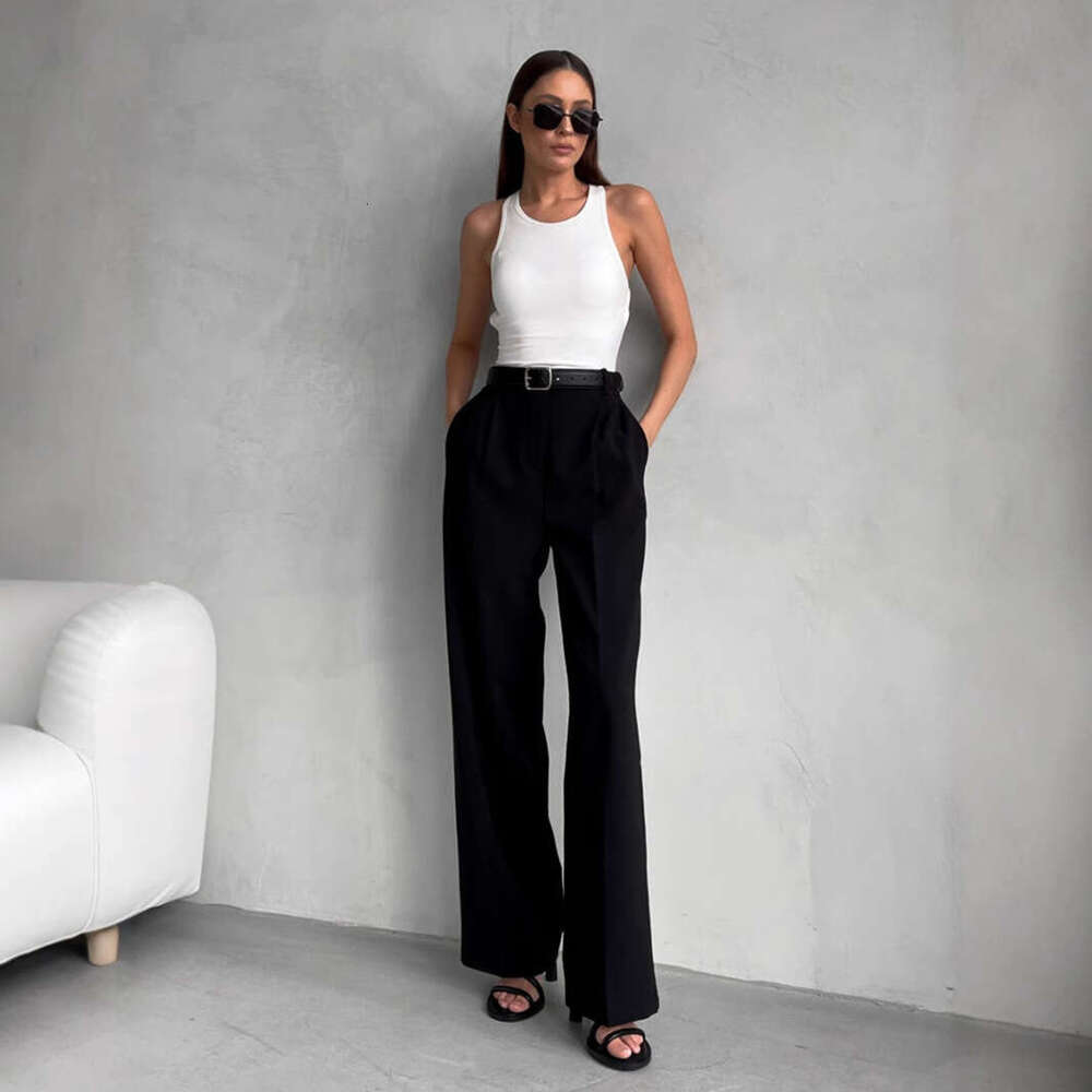 hoodie women's Wear Loose For Women In The Spring Summer Of , New Commuter Wide Leg With A Slimming And High Waisted Suit Pants jacket