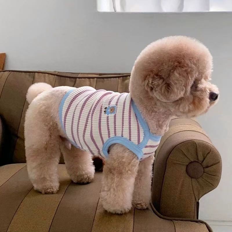 T0016Pet Teddy Bichon Poodle Pomeranian Cat Schnauzer Small Puppy Dog Clothes