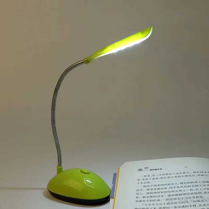 Student Office Table Lamp Light for Bedroom AAA Battery Powered LED Desk Lamp Study Book Lights Bedside Lamp Reading Lamp Table M251120