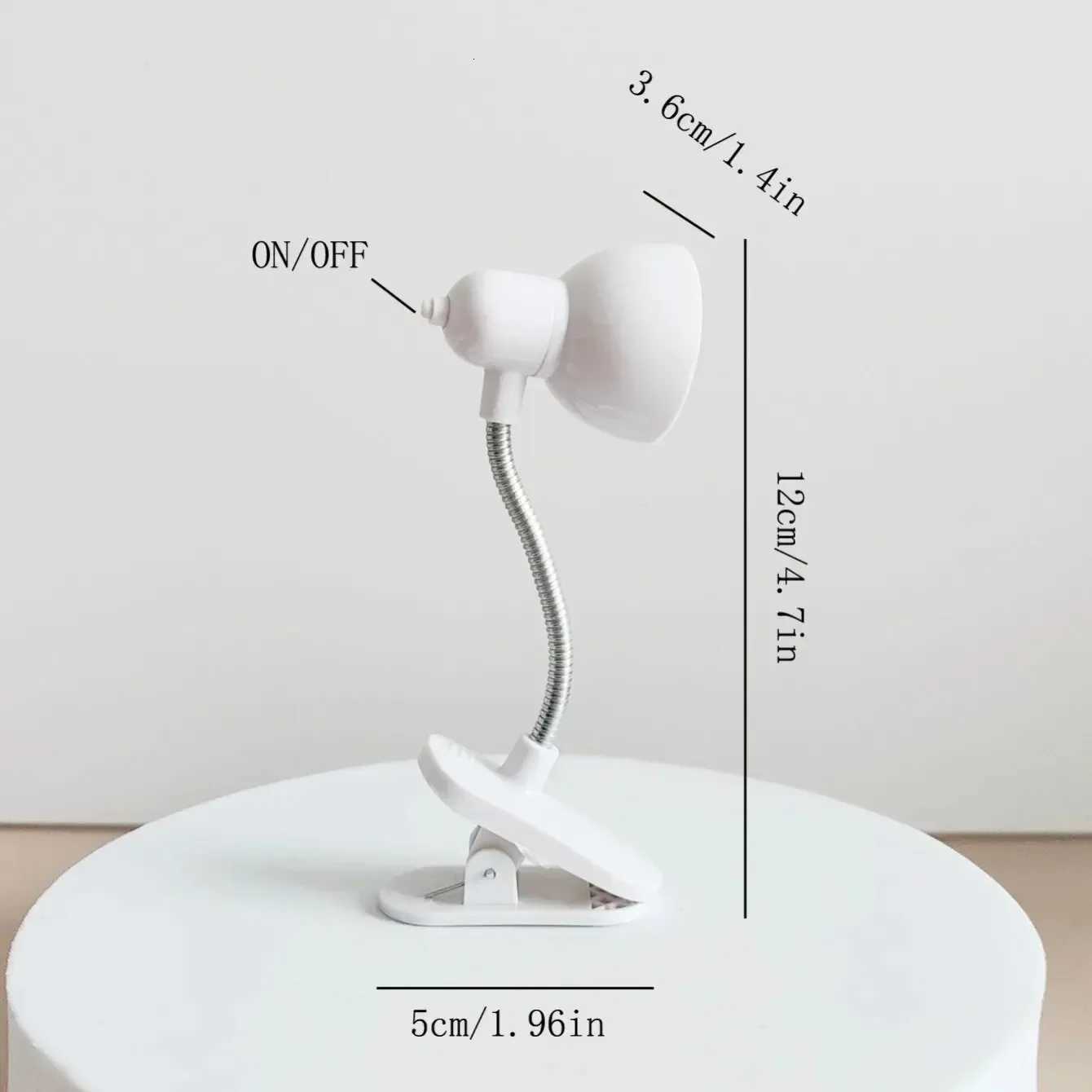 Mini Book Light LED Clamp Reading Lamp Night Lights Books To Read Bookmark Desk Decoration Bedroom Writing Stand Notebook Small M251120