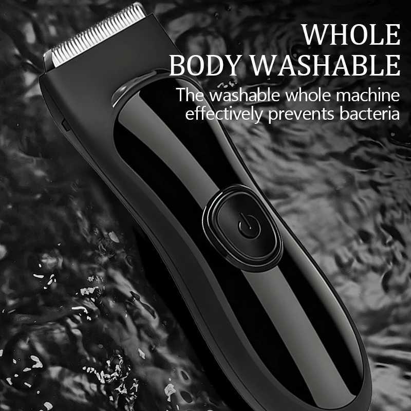 Electric HairClipper Men Haircut Machine Beard Machine Shaving Body Hair Trimmer Clippers Barber Gentleman Shaver WashableT251120