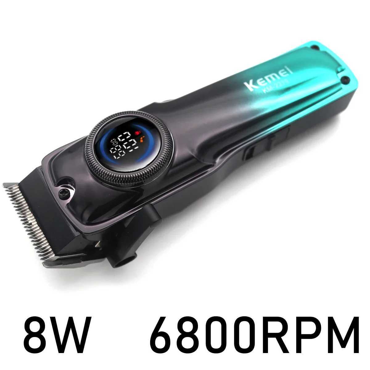 Kemei KM-2279 Professional Hair Clipper for Men LCD Display Low Noise Cordless USB Interface Hair Cutting Machine Hair TrimmerT251120