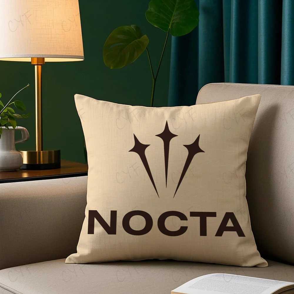 Pillow Case Nocta Fashion Luxury N-NoctaS-S Case Anti-dustmite case Invisible zipper silky short plush Sofa cushion cover C251120