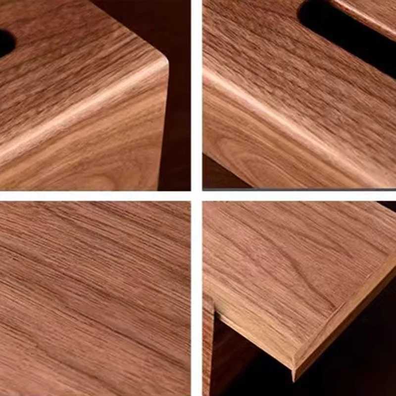 Walnut Wood Tissue Box Holder Cover Designer Tissue Storage Boxes Luxury Wooden Napkin Box Modern Rectangular Napkins Case Home C251120