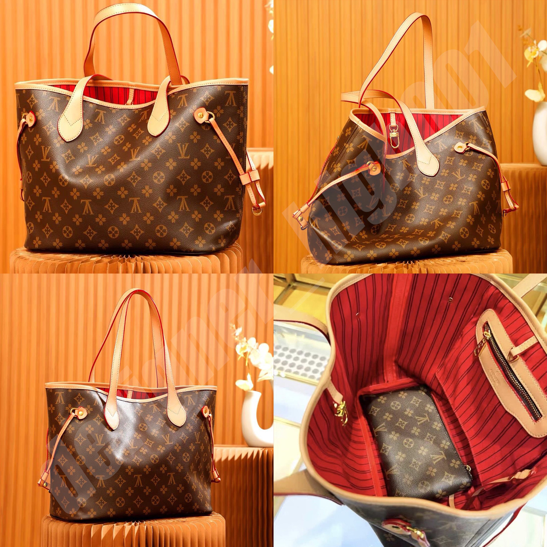 Designer bag L0uis vu1tt0nbags tote bag large capacity handbag shoulder bag crossbody bag fashionable and casual highquality commuting shopping bag