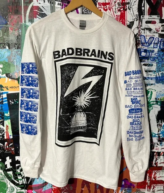 Bad Brains Long Sleeve Mens Regular Square Hoodie Womens Sweater Loose Couple Printed Warm Cotton Classic 250418