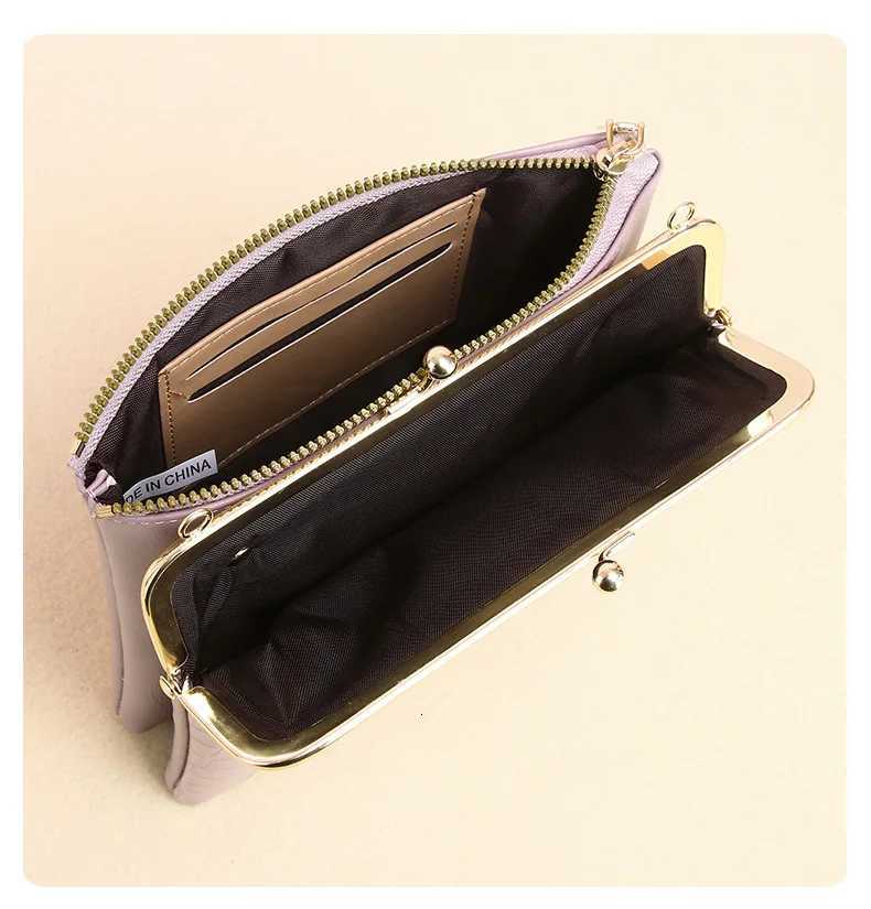 Womens PU Leather Card Holder Shoulder Bag Ladies Travel Crossbody bags Female Hot Fashion wallets Phone Handbags billeterasW251120