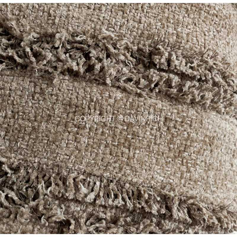 Pillow Case DAVINRICH Modern Simplicity Black Fluffy Throw Cover Luxury Boutique Art Deco Soft Fuzzy Cushion Case For Sofa Couch Bed C251120