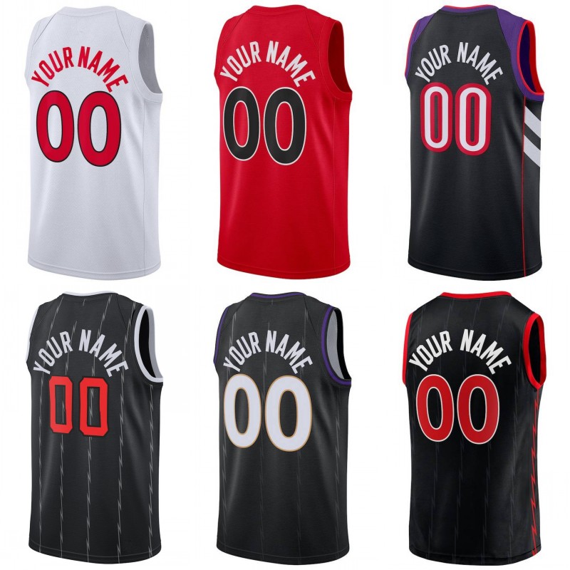 Custom Print Lowry DeRozan Basketball Jerseys Hot Pressing Lawson Dick McGrady Barnes Quickley Rhoden Barrett Walter Poeltl Vince Carter Shead Agbaji Battle Shirt