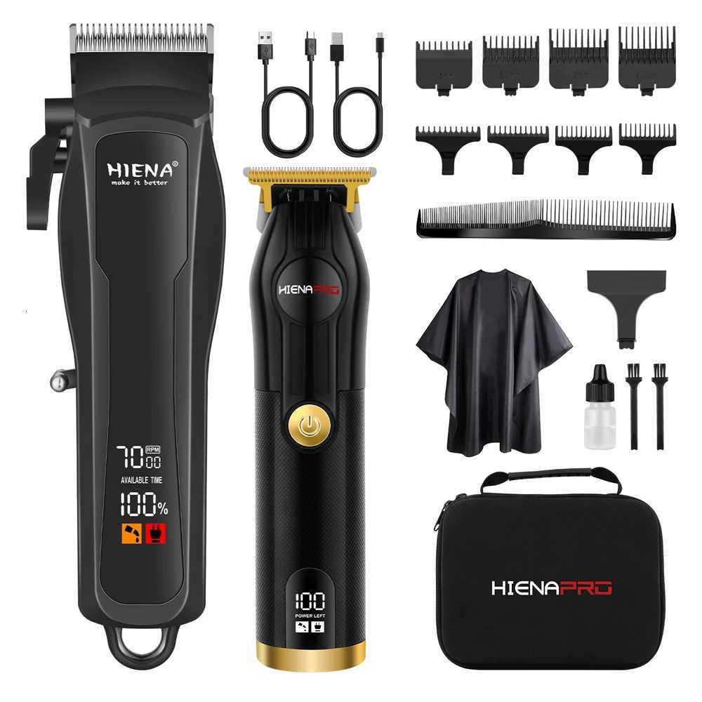 Hair Clippers for Men Professional 2set lippers for Men Cordless Corded Barber Clippers for Hair Cutting Grooming RechargeableT251120