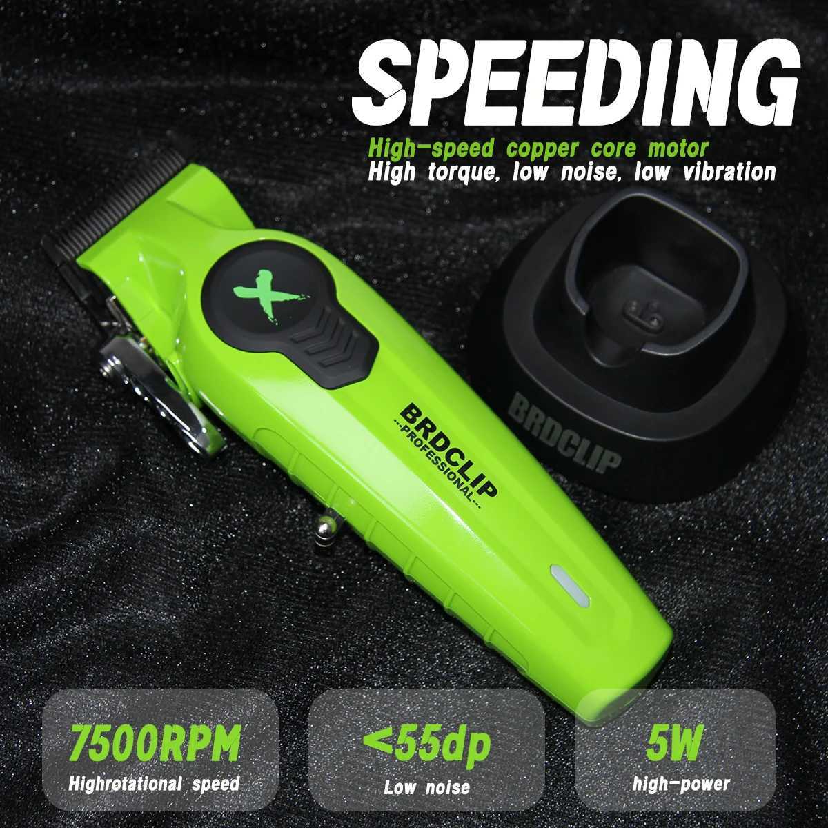 Professional BRDCLIP FA1C FA1T FA1R Set High Motor 8000RPM Hair Clipper Electric Shaver Trimmer Hair Machine DLC Blade with BaseT251120