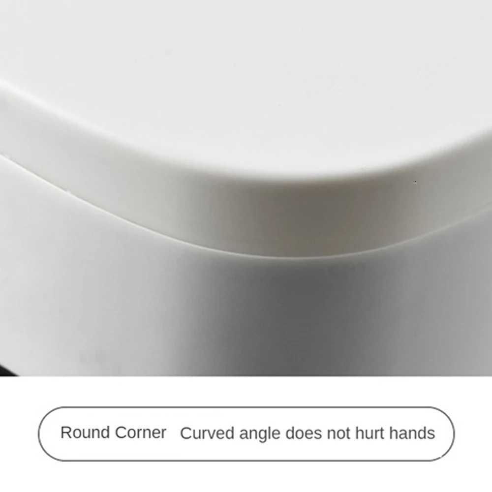 Bathroom Waste Bins Press-Type Trash Can Household Waterproof Dustbin Storage Box Kitchen Garbage Bins Paper Basket C251120