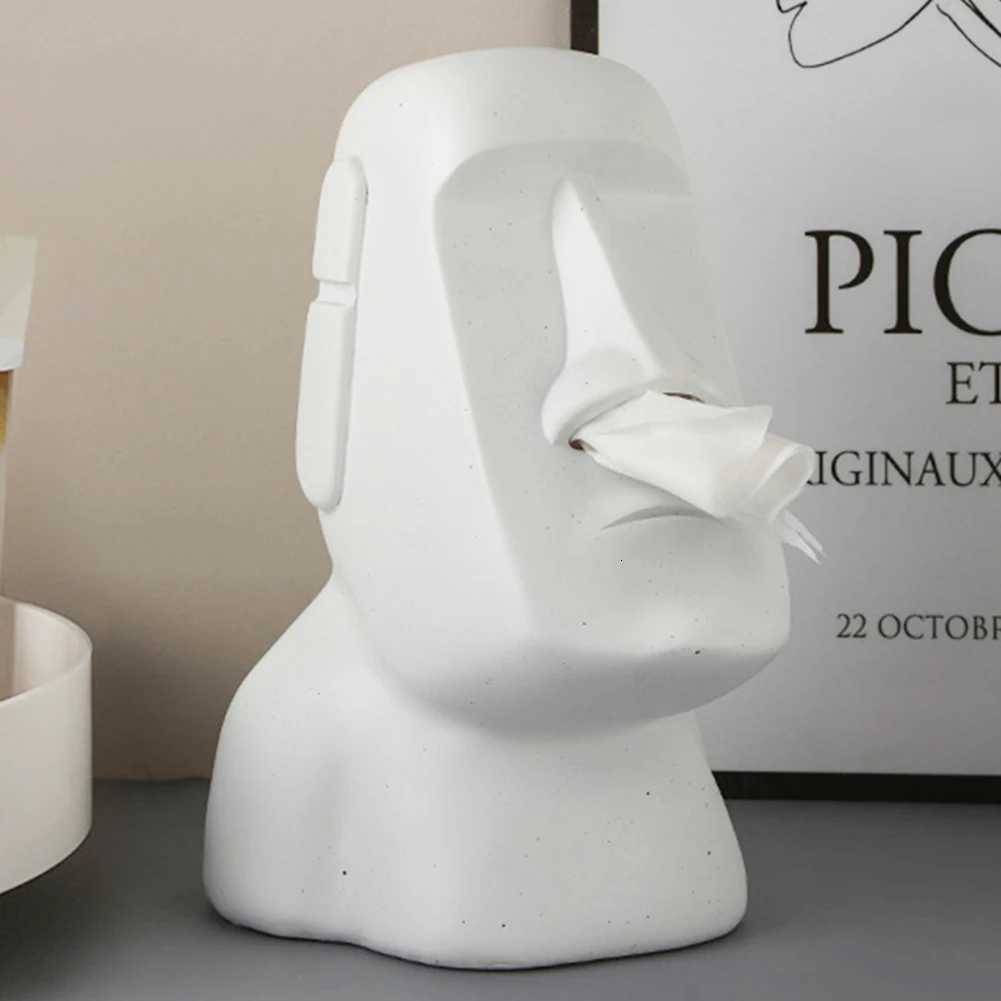 Stone Figure Tissue Box Waterproof Creative Tissue Paper Box Environmentally Napkin Paper Holder Decoration for Home Living Room C251120