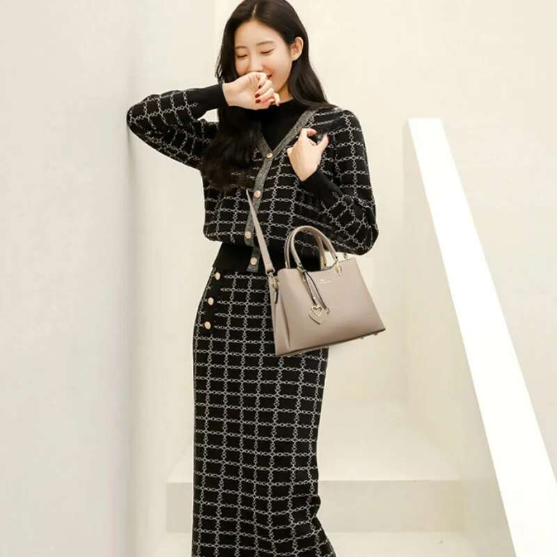 New 2024 Women Multi-Layers Top-Handle Bag Quality Leather Handbags Purses Female Designer Large Capacity Boston Ladies
